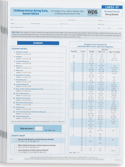 CARS2 Standard Version Rating Booklet 