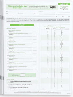 CARS2 High-Functioning Version Rating Booklet