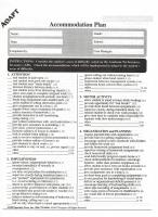 ADAPT Accommodation Tracking Form